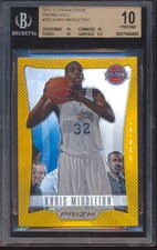 2012-13 PANINI PRIZM KHRIS MIDDLETON #285 GOLD PRIZM ROOKIE 3/10 BGS 10!