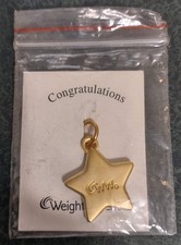 gold toned weight watchers charm