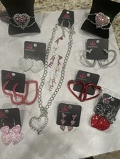Valentine 11 Piece Lot by Paparazzi. Necklace, Earrings, Bracelets. Pretty NWT