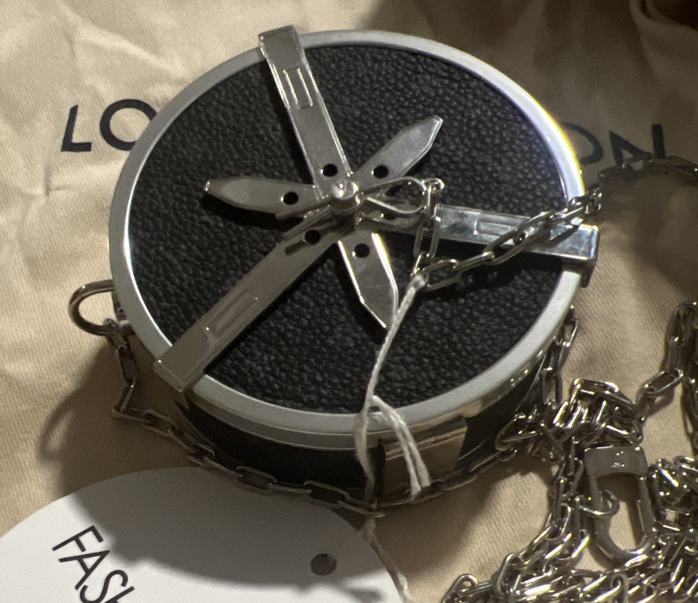 Louis Vuitton Monogram Eclipse Wheel Box Pouch Bl… - image 6