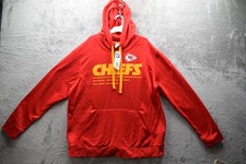 NFL Kansas City Chiefs Men's Performance Hooded Sweatshirt, Size XL, New