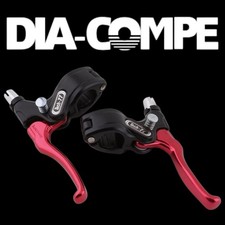 Dia-Compe Tech 77 Brake Levers Black/Red  Pair 
