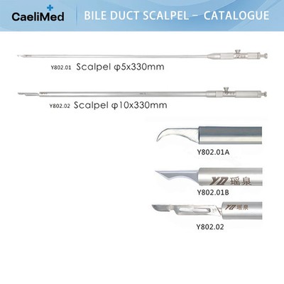Reusable Laparoscopic Knife Blade for Bile Duct Surgery   Choledochotomy Scalpel