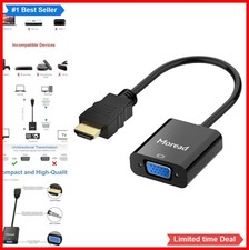 HDMI to VGA Adapter Male to Female 1080p Laptop to Monitor Projector Compact