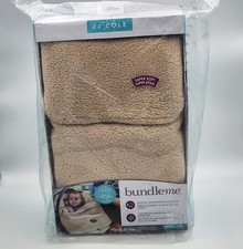 JJ Cole Bundle Me Plush Faux Shearling Car Seat Stroller Cover Baby Bunting NEW