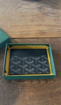 Black Goyard Cardholder Mens Wallet