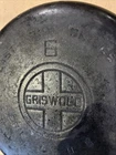 Vintage Griswold 9" Cast Iron #6    Dual Spout Skillet 699