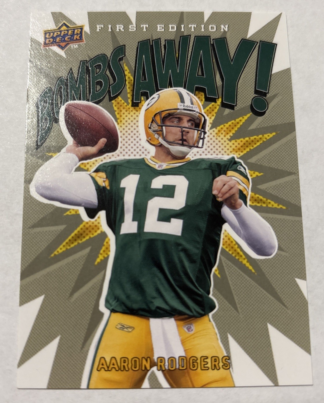 AARON RODGERS Bombs Away 2009 Upper Deck First Edition #BA-19 