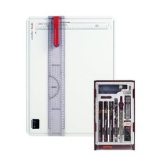 rOtring College A3 Drawing Board & Isograph Technical Pen Set | 10-Piece...