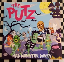 Mad Monster Party EP by The Putz etched vinyl 2018 EX EP41 Eccentric Pop Records