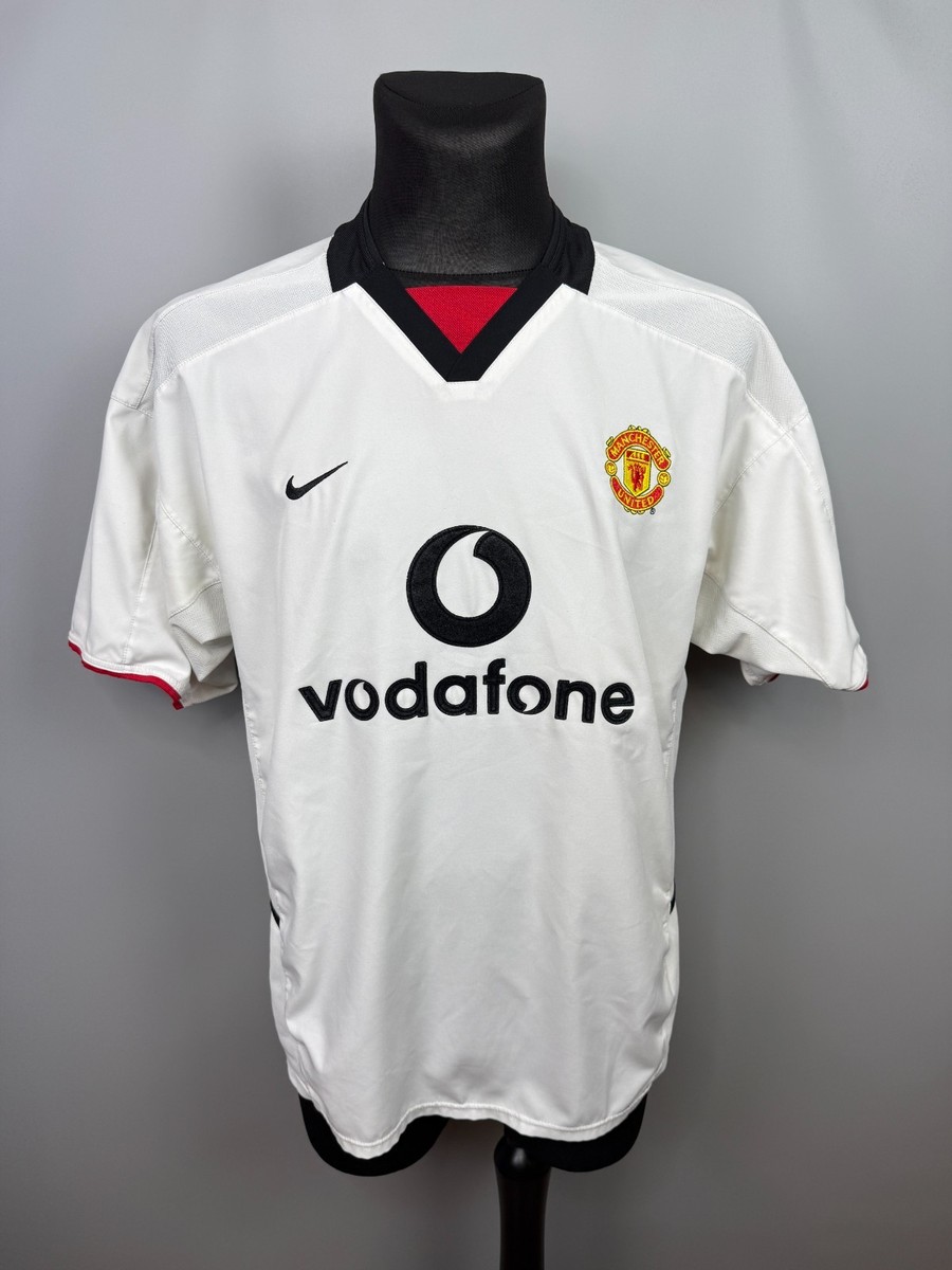 MANCHESTER UNITED 2002 2003 AWAY SHIRT FOOTBALL SOCCER JERSEY MENS