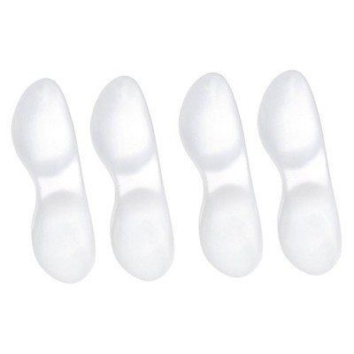 2 Pairs Anti-wear Heel Pads Replaceable Shoe Grips for Heels Slip Prevention