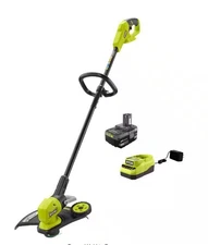 Ryobi ONE+ 18V 13" Battery String Trimmer/Edger w/ 4Ah Battery & Charger P20180