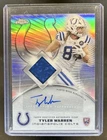 2025 Topps Chrome Tyler Warren Rookie PREM1ERE Patch Autographs (RAW)