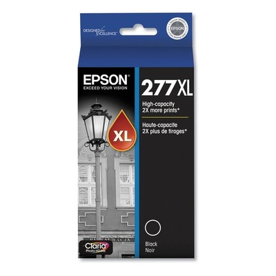 Epson T277XL120S (277XL) Claria 500 Page-Yield High-Yield Ink - Black New