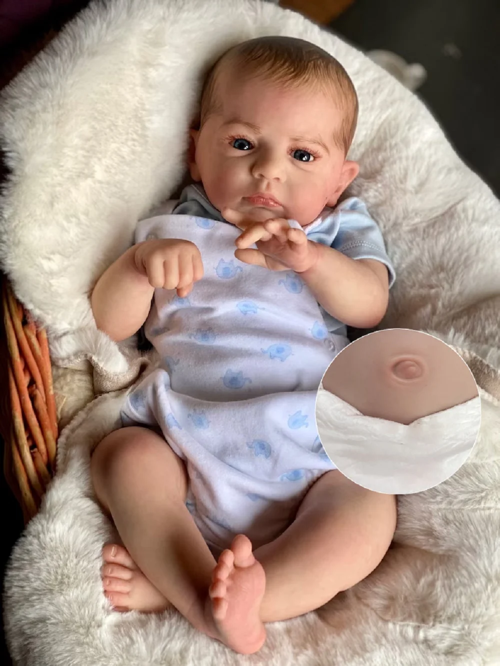 20"" Reborn Baby Girl Boy Doll Realistic Newborn Lifelike Vinyl Doll