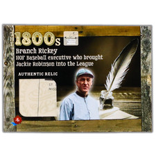 Branch Rickey 2024 Historic Autographs 1800s Document Touched /164