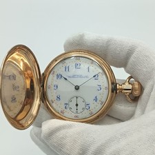 AWW American Waltham Watch USA Savonette Taschenuhr um 1900 *