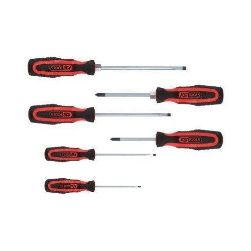 Ergotorqueplus Schraubendreher-Satz, 6-Tlg Schlitz, PZ KS Tools 159.0020-image
