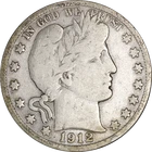 1912-S Barber Half Dollar