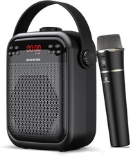 Voice Amplifier with Wireless Microphone Handheld, Wireless Voice Amplifier for