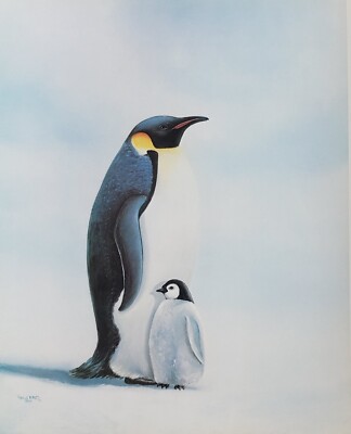 Robert Wyland Penguins Emperor Penguin Arctic Animals Cute baby