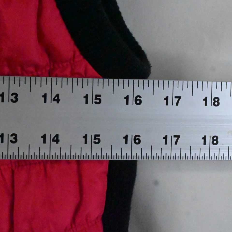 Calvin Klein Medium Red Performance Zip Up Quilted Puffer Warm Winter Fall Vest - Image 4 of 4