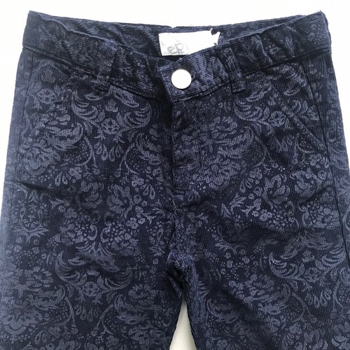 Epk Designed In France Youth Girls Outfit Set Top & Pants Navy Gray Floral 5/6 - Picture 7 of 8