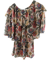 Show me your Muu Muu XS Vintage Skort Dress Romper Off Shoulder