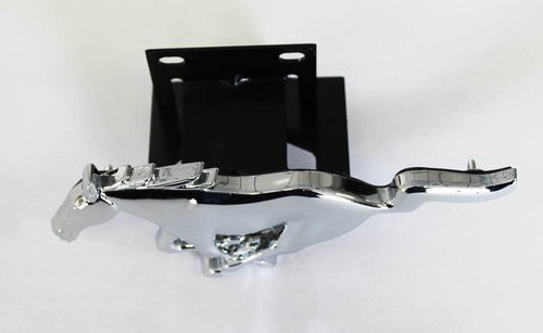 New! 1994 - 2004 Ford MUSTANG Front Grill Ornament Running Horse Chrome Emblem - Picture 5 of 9