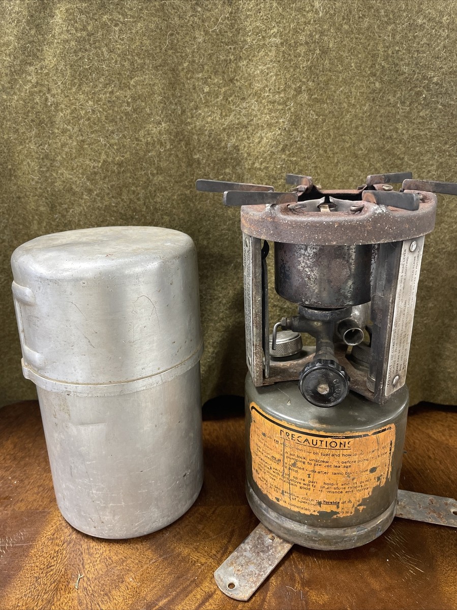 WW2 US Army Colman 520 Cooking Stove Dated 1945 WW II White Gas 