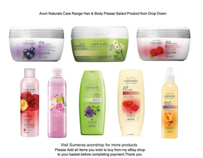 Avon Naturals Pflege Haar & Körper Sortiment Pls Produkt aus Dropdown auswählen kostenlos P&P