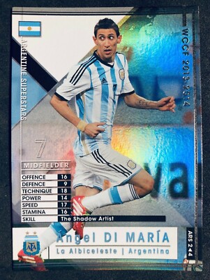 wccf    ロケテ⭐︎P71    ゼ・マリア 2013-14 Panini SEGA WCCF Argentina Superstars ARS Angel Di Maria