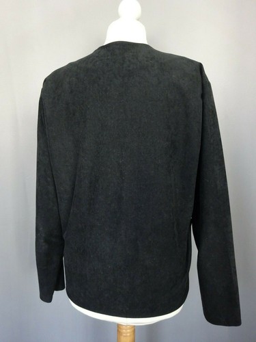 Veste femme Vintage MIKAVA effet velours parfait état TailleFR44 US12 UK16 EUR42 - Foto 3 di 8