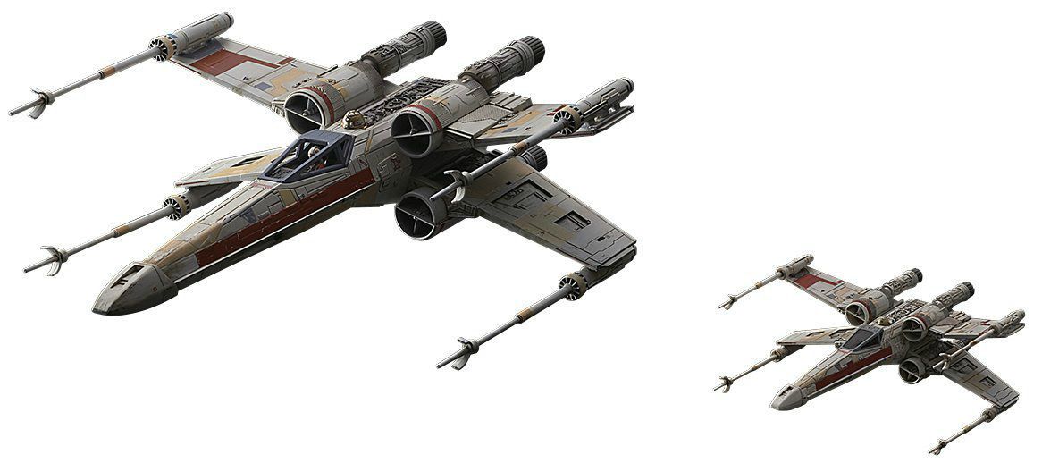 バンダイ 1/72スターウォーズ X-Wing & Y-Wing ブルーレイ付き STAR WARS ROGUE ONE 1/72 RED SQUADRON X-WING STARFIGHTER