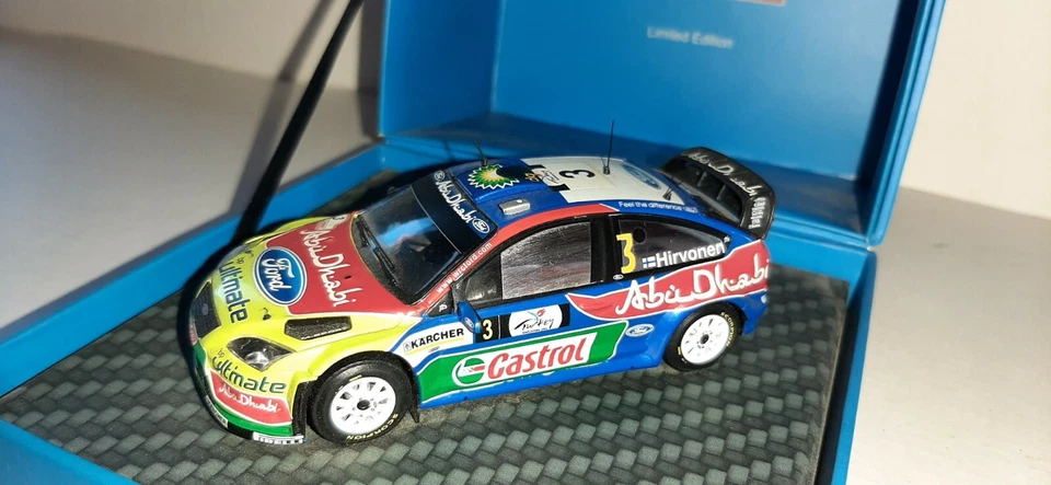 Ford Focus WRC Abu Dhabi edizione limitata Scala 1/43 - Immagine 2 di 2
