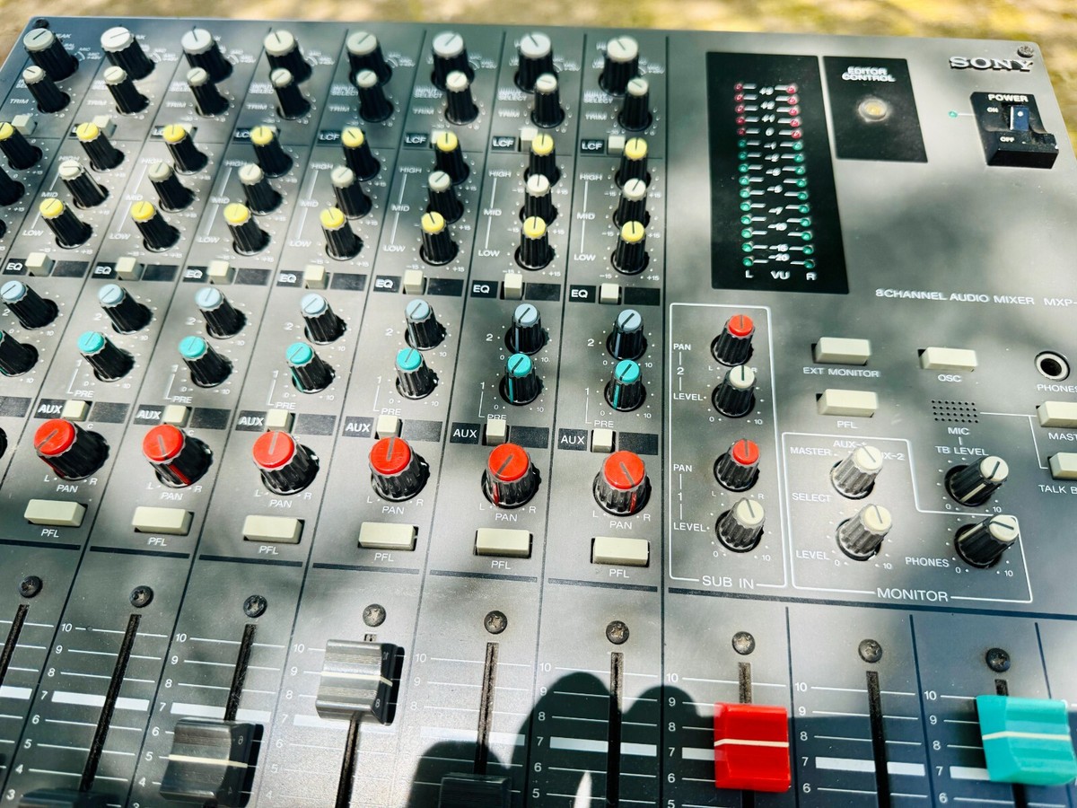 SONY ソニー 8channel audiomixer MXP-290 Vintage Sony MXP-290 8-Channel Audio Professional Broadcast