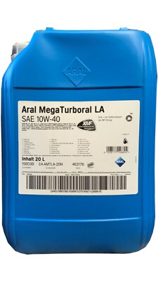 Aral Mega Turboral  LA 10W-40 20 Liter Eimer MAN M 3477 MB 228.51 Motoröl