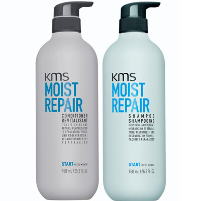 KMS Moistrepair 750ml Shampoo + 750 ml Conditioner = 1500ml-SET - kein Import