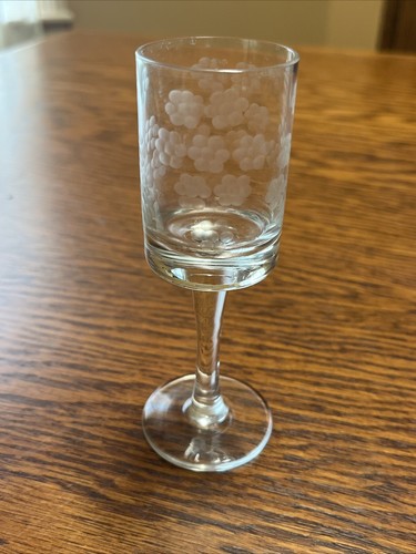 Tapón de jarra de cristal rumano vintage, 6 vasos, juego de aperitivo cordial ¡Bonito! - Imagen 7 de 10