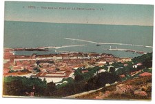 set view of the port and the