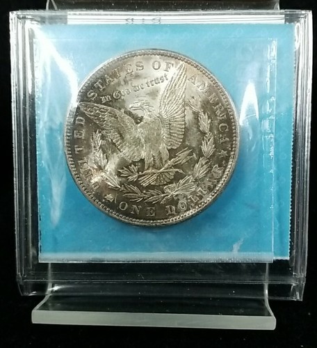 1886-P Morgan Silver One Dollar $1 Philadelphia Mint CCCS AND NGC MS 65 #0494 - Picture 2 of 3