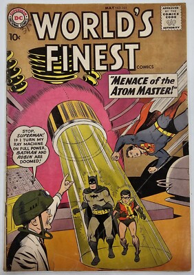 World's Finest Comics #101 (DC Comics, 1959) VG/FN5.0+! Early silver age genius!