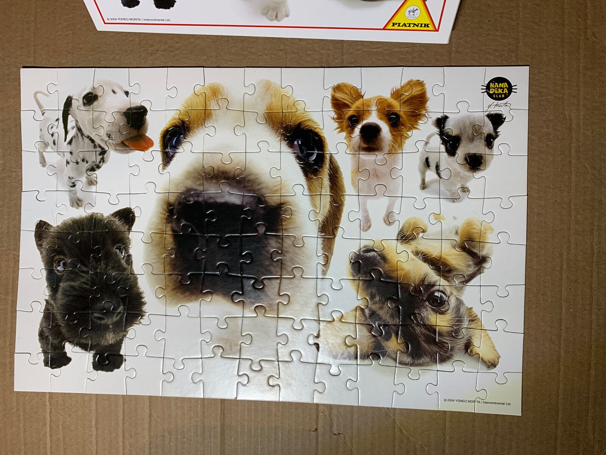 Vintage PIATNIK Hana Deka Club ~ Dogs 100 Piece Jigsaw Puzzle 2004
