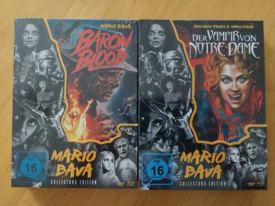 Baron Blood + Der Vampir von Notre Dame - Mario Bava-Coll. Edition # 4+8 Neu+OVP