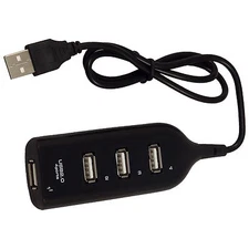 High Speed 4 Port USB 2.0 Multi HUB Splitter Expansion Desktop PC Laptop Adapter