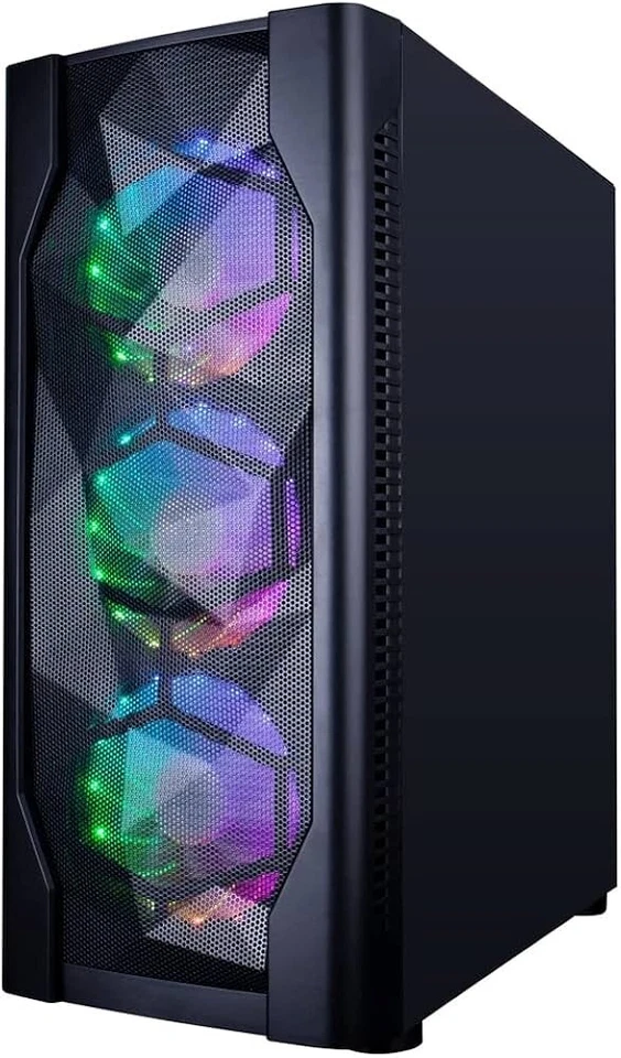 Gaming PC Bundle Core i5 16GB 120GB+500GB GT710 Win10 Computer Monitor 22" - Image 3 of 4