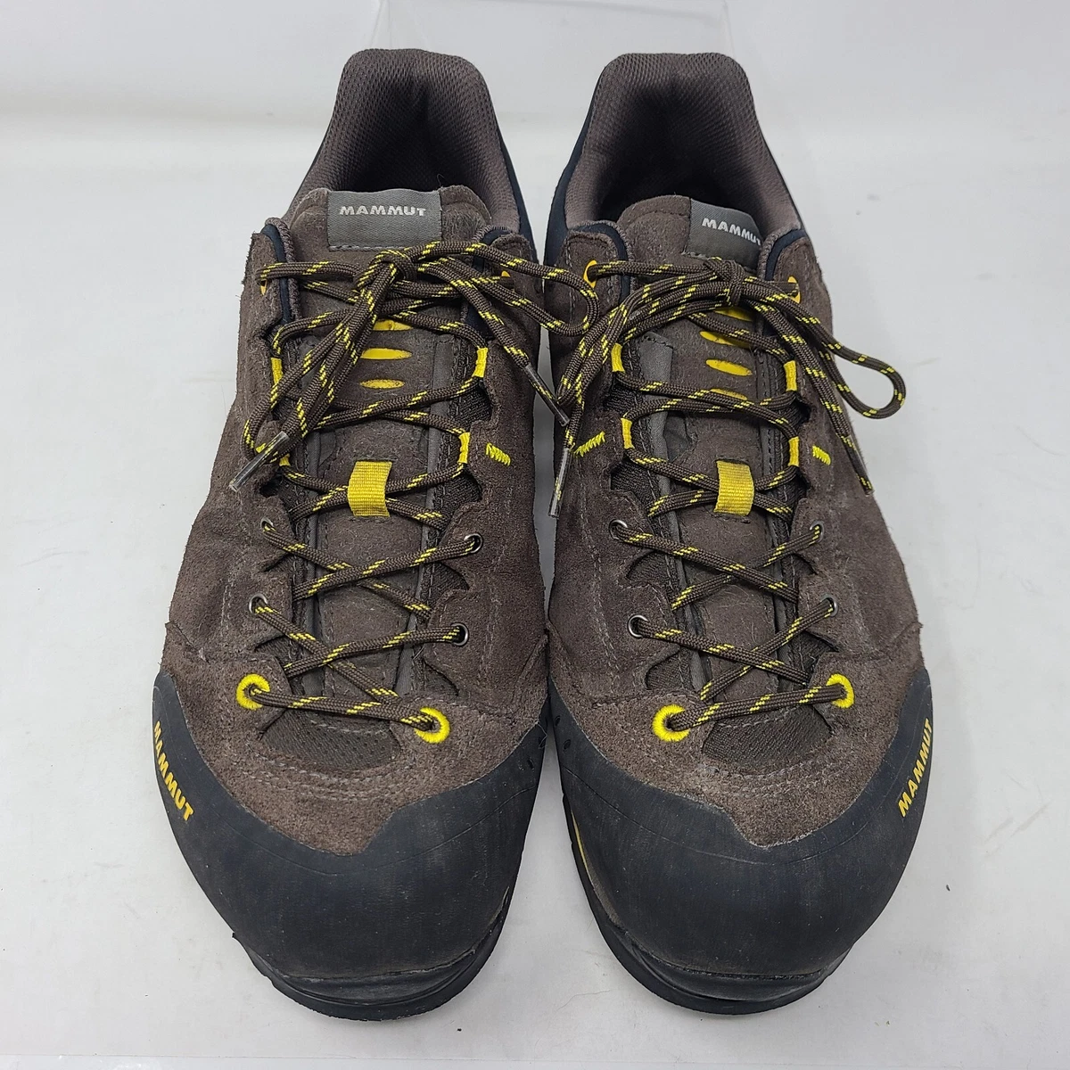 Mammut Wall Guide Low Mens Approach Shoes Size 13 Brown Leather