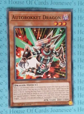 Yu-Gi-Oh! Autorokket Dragon Card - Common - 1st Edition - From Structure Deck: Rokket Revolt (SDRR-EN008) - View #5