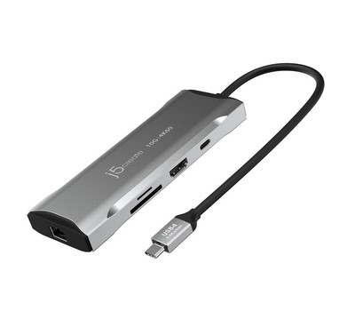 4712795086263 j5create JCD393-N 4K60 Elite USB-C  10Gbps Mini Dock J5 Create